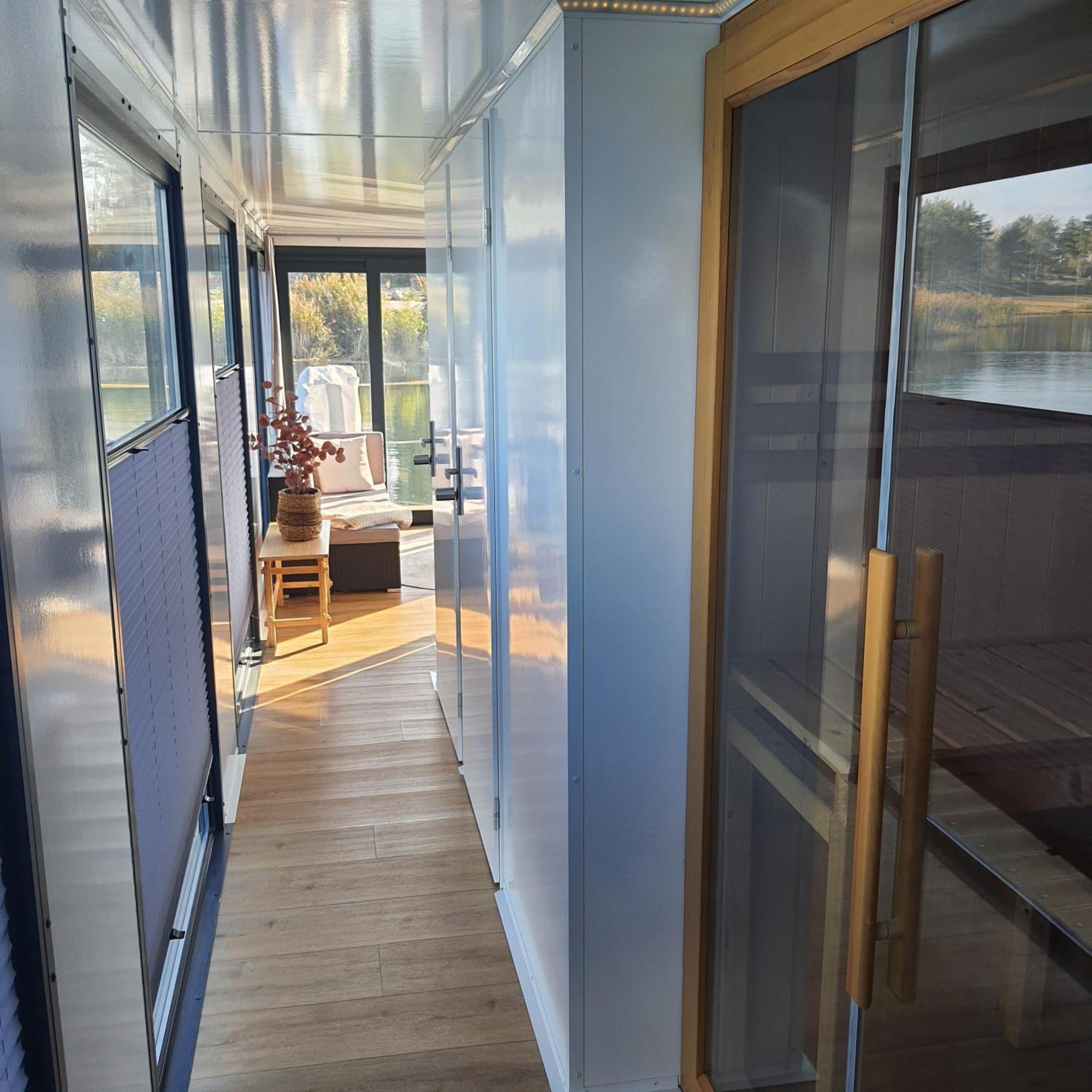Schwimmendes Ferienhaus Silent Elsterheide Zewnętrze zdjęcie